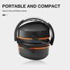 LYSIAN Foldable Noise Reduction Hearing Protection and Safety Earmuffs for and Loud Security Orange Black Earmuffs, Filming, Workshops, Events,