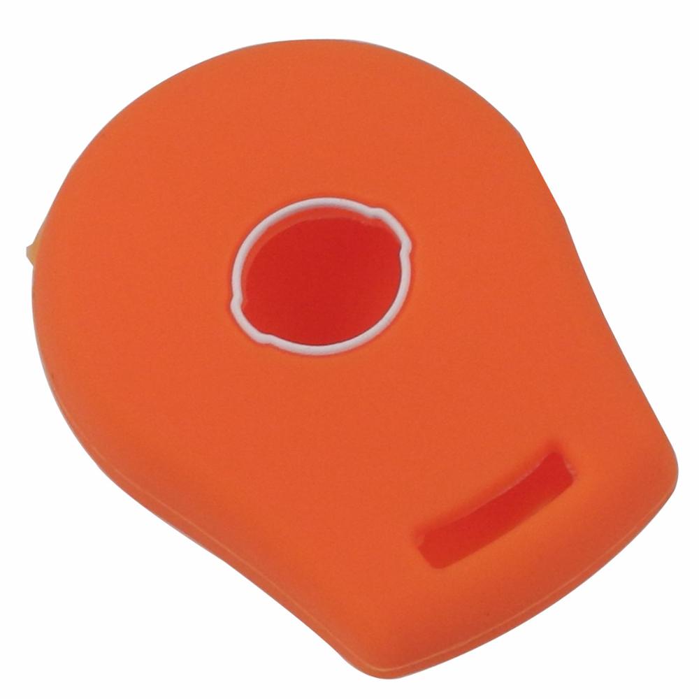 

jingyuqin пульт дистанционного управления 4 кнопки автомобильный ключ силиконовый чехол чехол для Nissan Maxima Versa Altima Sentra Tiida Armada оранжевый