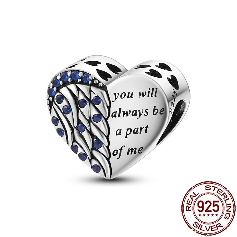 Charms Copper Angel Crucifix Cross Dangle Religious Beads Fit Snake Chain Bracelet Necklace Women Diy Jewelry