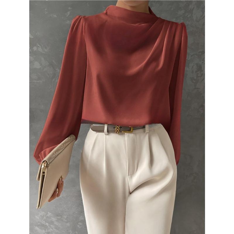 

Женский однотонный пуловер с длинными рукавами New Commuter Wind XL коралловый