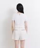 Lapineatteullie Classic Tweed Skirt Pants Ivory