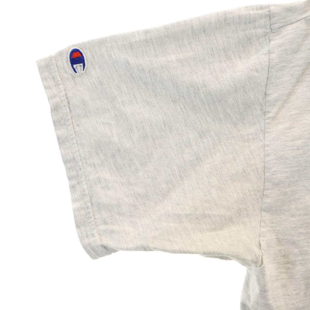 Champion Short Sleeve T-shirt XL Light Gray Men's Used