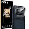 2x Verre Trempé Caméra Arrière pour Nothing Phone 4a, Protection Anti-Rayures Antichoc
