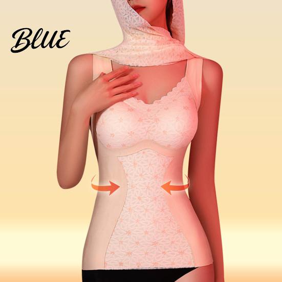 V-neck Padded Vest German Velvet Pads Seamless with Chest Women Bottoming Sleeveless Thick Thermal Base