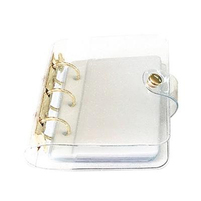 Hihaba Twinkle Glitter Mini Photocard Book 3-Round Binder Album + Insert + Zipper Bag