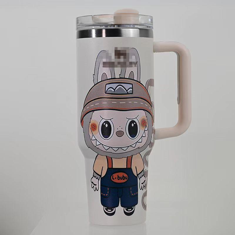 Классический автомобиль Холодоизоляция Нержавеющая сталь Кружка Bingba Автомобильная кружка Кружка-термос 1.18L