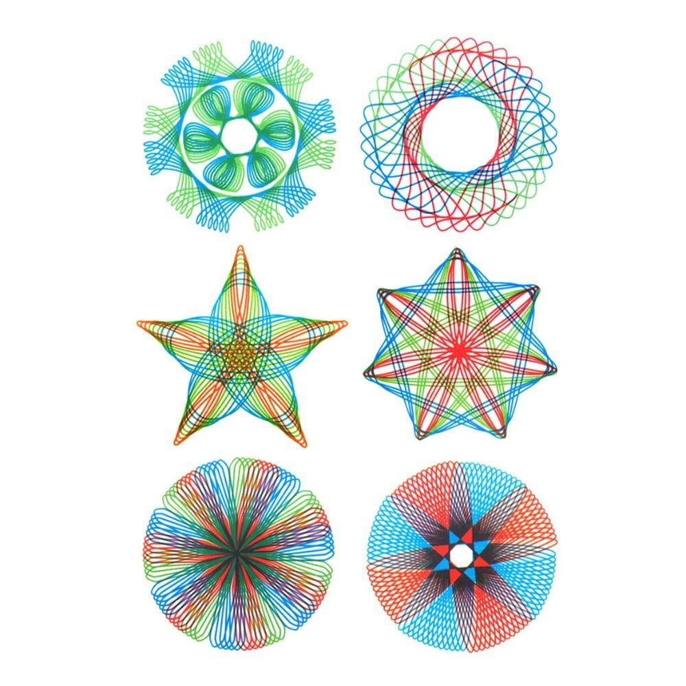 Multifunctional Magic Spirograph Drawing Toys Geometric Ruler Drafting Tools  Primary School