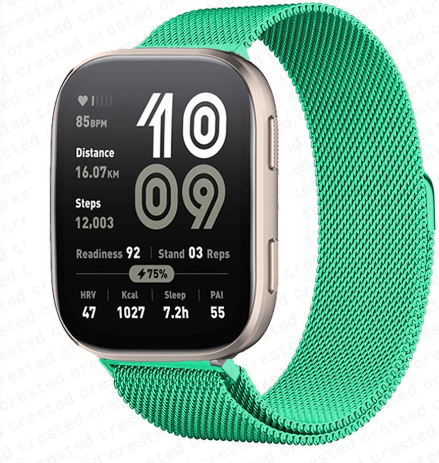20mm 22mm watch Strap for Amazfit bip 6/5/Balance/GTS/4/mini/2/2e/3/GTR/4/2/3 Pro milanese loop bracelet huawei gt 5 4 3 2 Band