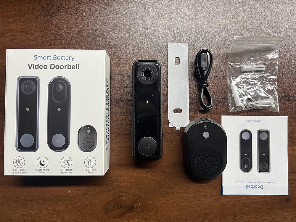 

Wireless Smart Doorbell with Camera, Photo Capture, and Extended Standby