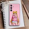 Cartoon G-Sailor M-Moons Phone Case For Samsung Galaxy A73,A21s,A22,A31,A52,A53,A71,A41Soft Black Shell