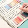 Klebeschilder Schulbürobedarf Lesezeichen Marker Handkonto Notizen Notizblock Haftnotiz Index Notizblock Loseblatt Index