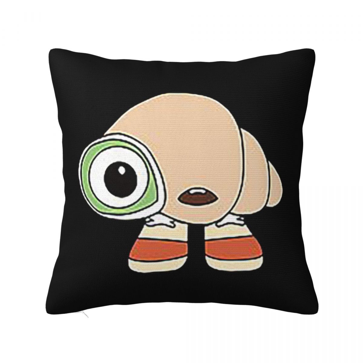 

Marcel The Shell Shoes On Square Pillowcase Cushion Cover Pillow Case Throw Pillow Cover for Home Sofa Living Room 12x12Inch
