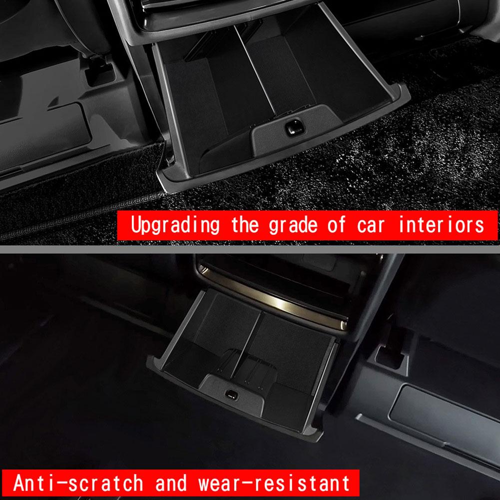 For Toyota Alphard Vellfire 40series 2024 Storage Box Rear Exhaust Vent Hidden Box Cup Holder Interior Organizer Car Acces K4S6