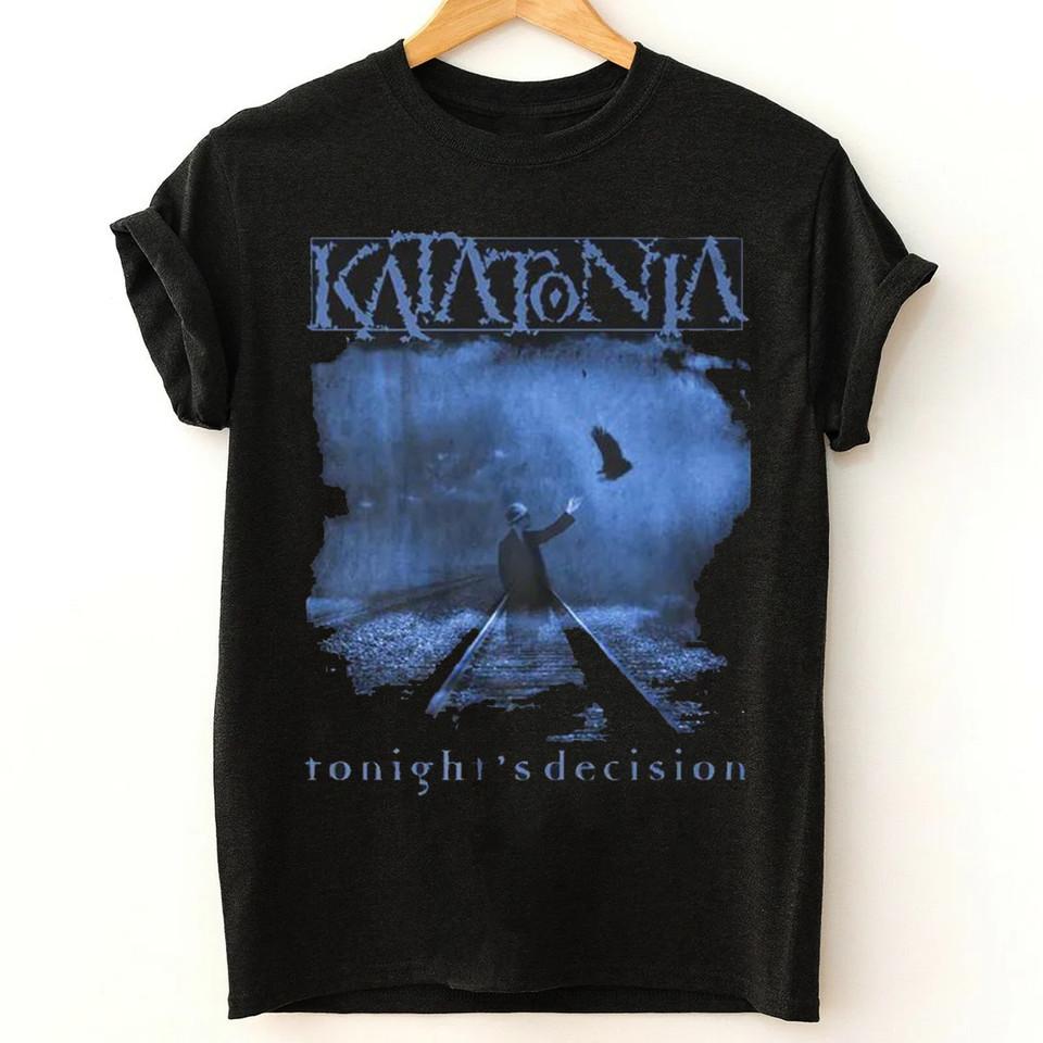 Katatonia Tonight Tričko Všechny Velikosti Bavlna Černé Tričko Unisex Tričko