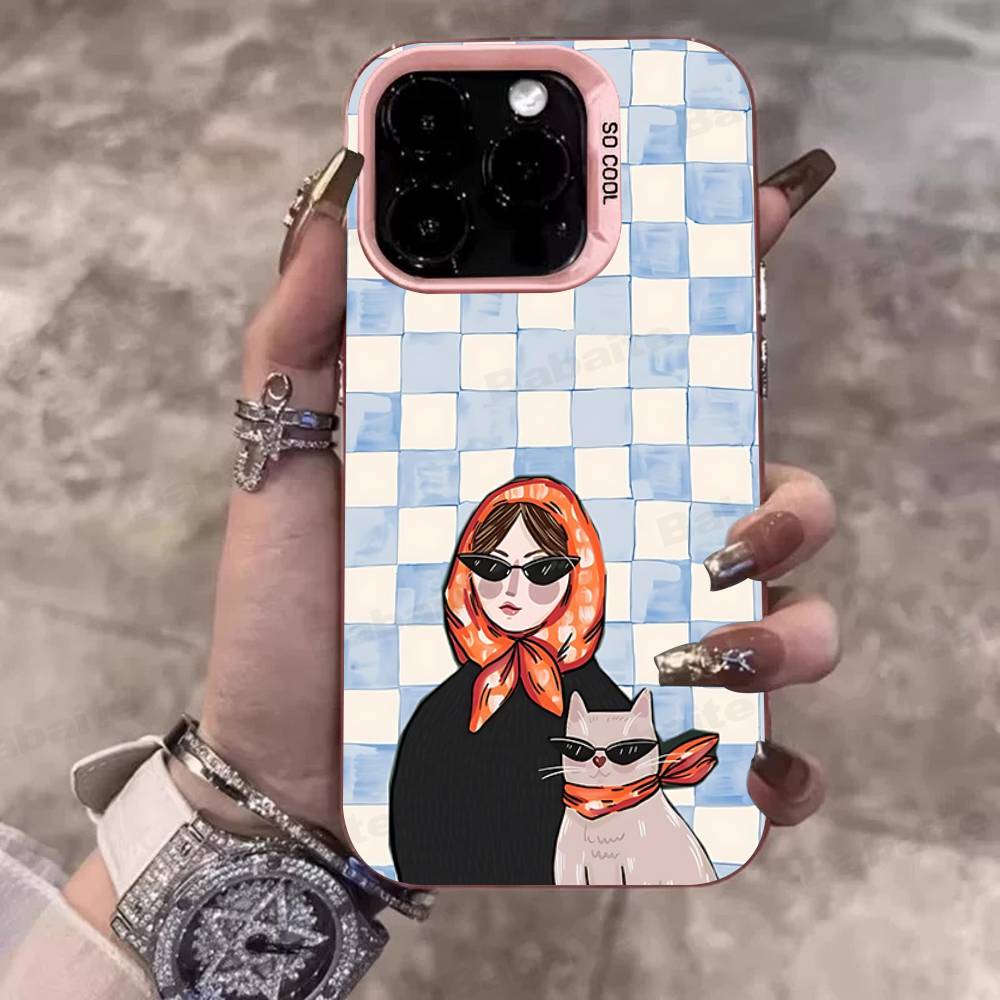 Dachshund Black Stripe Desigh Phone Case For iPhone 17 16 15 14 Plus 11 12 13 Pro Max X XR 17 Air 16E Electroplate Matte Cover