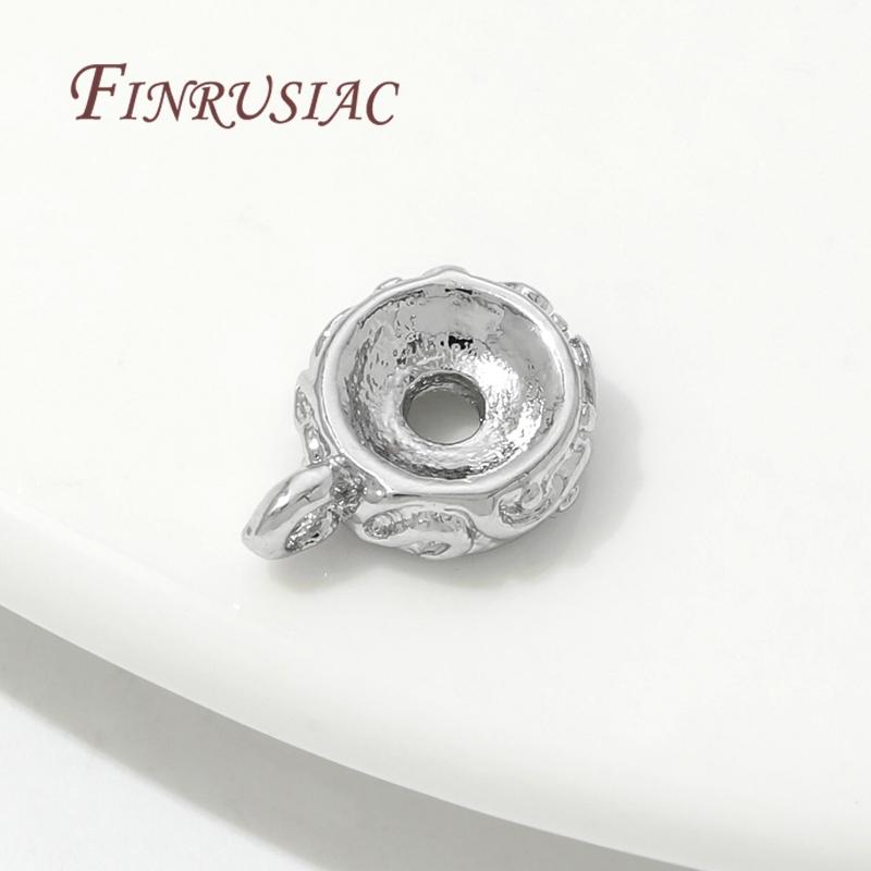 18K Real Gold Plated Spacer Beads Pendants Charms Clasps Bails For Pendant DIY Jewelry Making Supplies