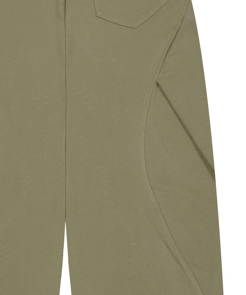 STANDARDERROR [All Seasons Or Fleece-Lined] 87-Stan278 Curved Back Pintuck Wide Loose Fit Sweatpants (4 Colors)
