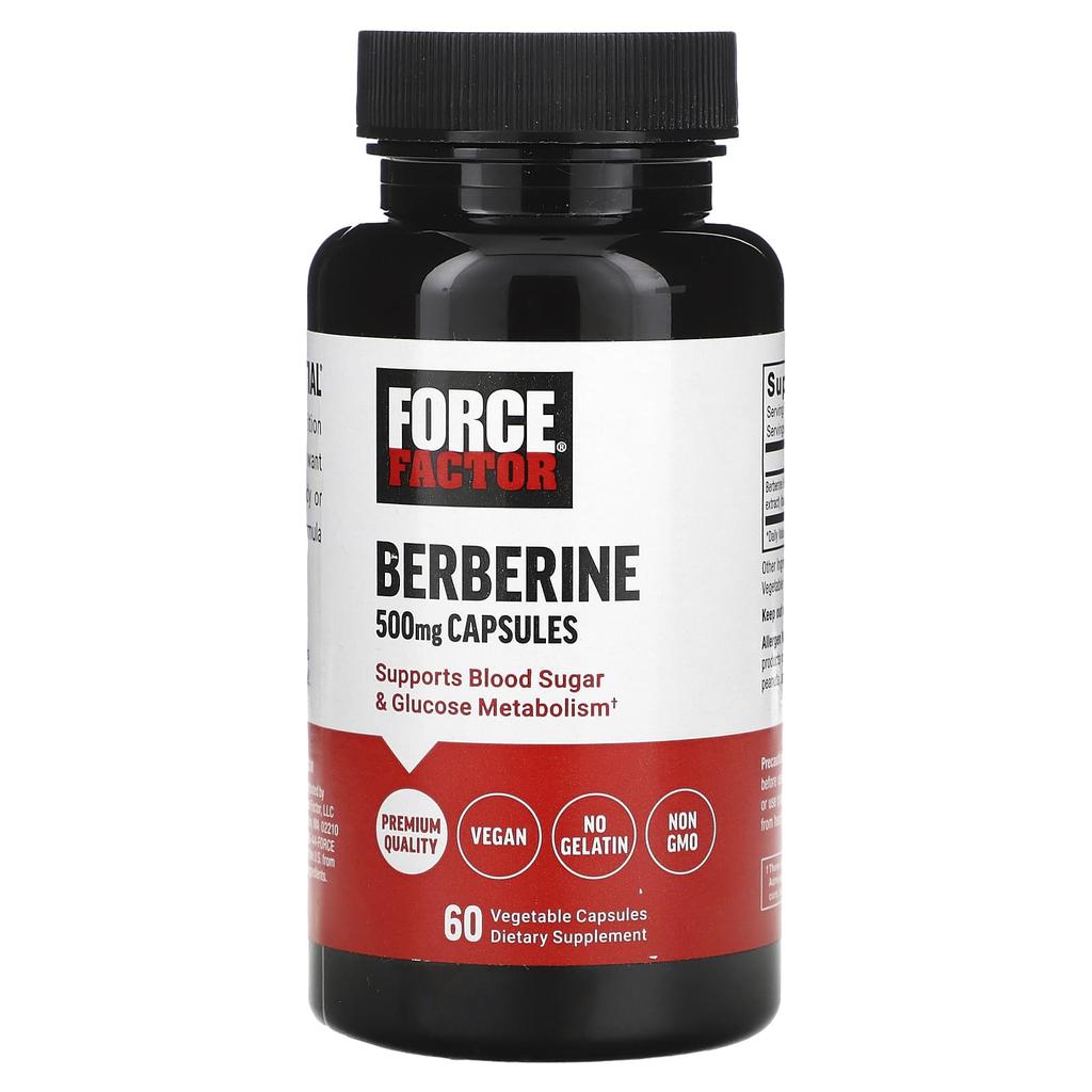 Berberine, 500Mg, 60 Veggie Capsules