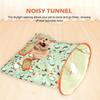 M-Modern-Pet Foldable Crinkle Sack Bag For Indoor Cats, Cat Tunnel Bag For Cats& Hamsters Play Tunnel