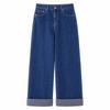 Limid Men S Wide Roll Up Denim 5 Pocket jeanS On Pta Qwfjy09m