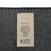 Used Gucci 715497 4GAAA 1360 Stole Muffler Scarf Wool Cashmere Interlocking G Logo Fringe Men's Women's Black Light Gray