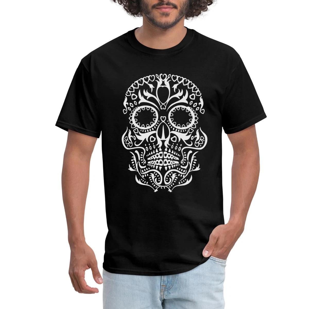 Sugar Skull Calavera Men s T-Shirt XXXXL