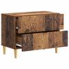 Nightstand Reclaimed Wood Style 62 x 34.5 x 48 cm Engineered Wood