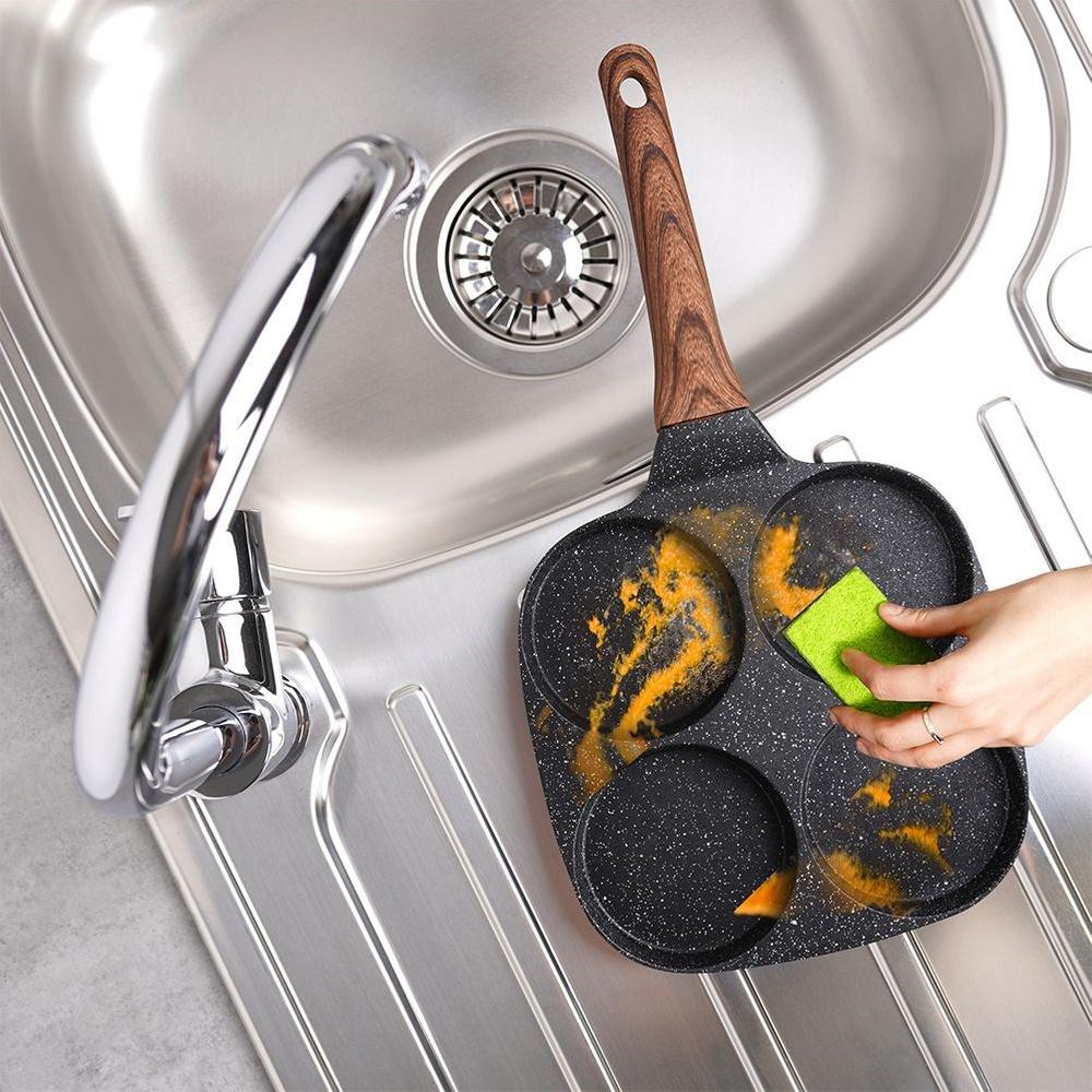 Granitpfanne für Spiegeleier, Pfannkuchen und Eier
