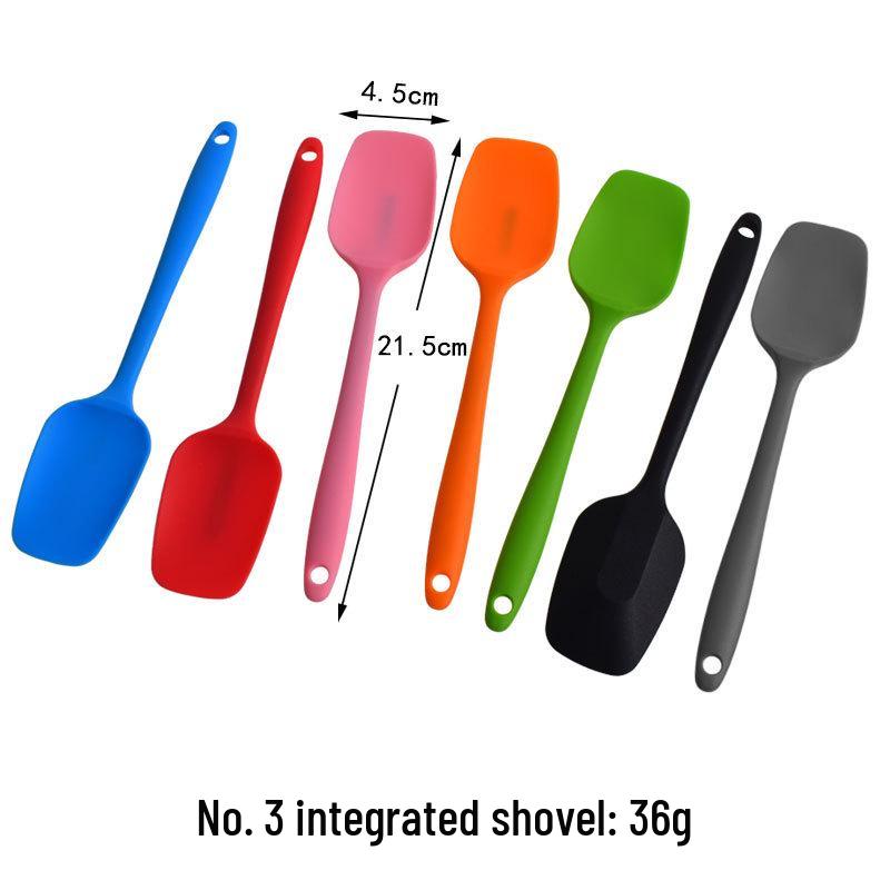 מרית ומגרדת סיליקון שקופה למחצה בצורת T לאפיית עוגות