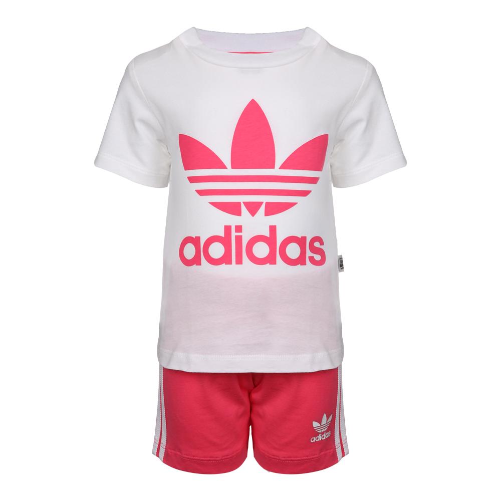 

Adidas Originals Casual Sportswear White/Natural Pink Infant And Toddler CE1996 98