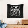 Katseye Anime Kunst Wandteppich, Wandbehang im Digital Painting Stil, Flachdruck Kpop Fan Heimdekoration