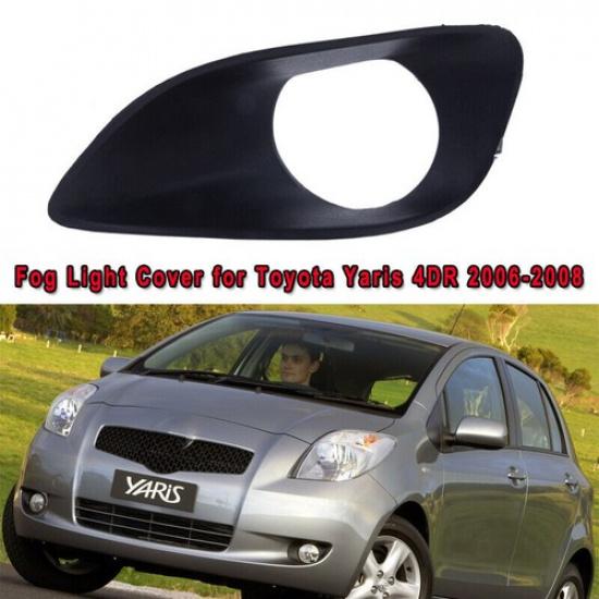 Подходит для Toyota Yaris 07~13 Левая сторона водителя Передний бампер Накладка на противотуманную фару
