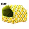 Thickened Warming Bed for Hamsters Warm Plush Hamster Bed, Winter Small Animal Hideout, Cozy House Enclosed Cave Mice Hammock, Washable Chinchilla