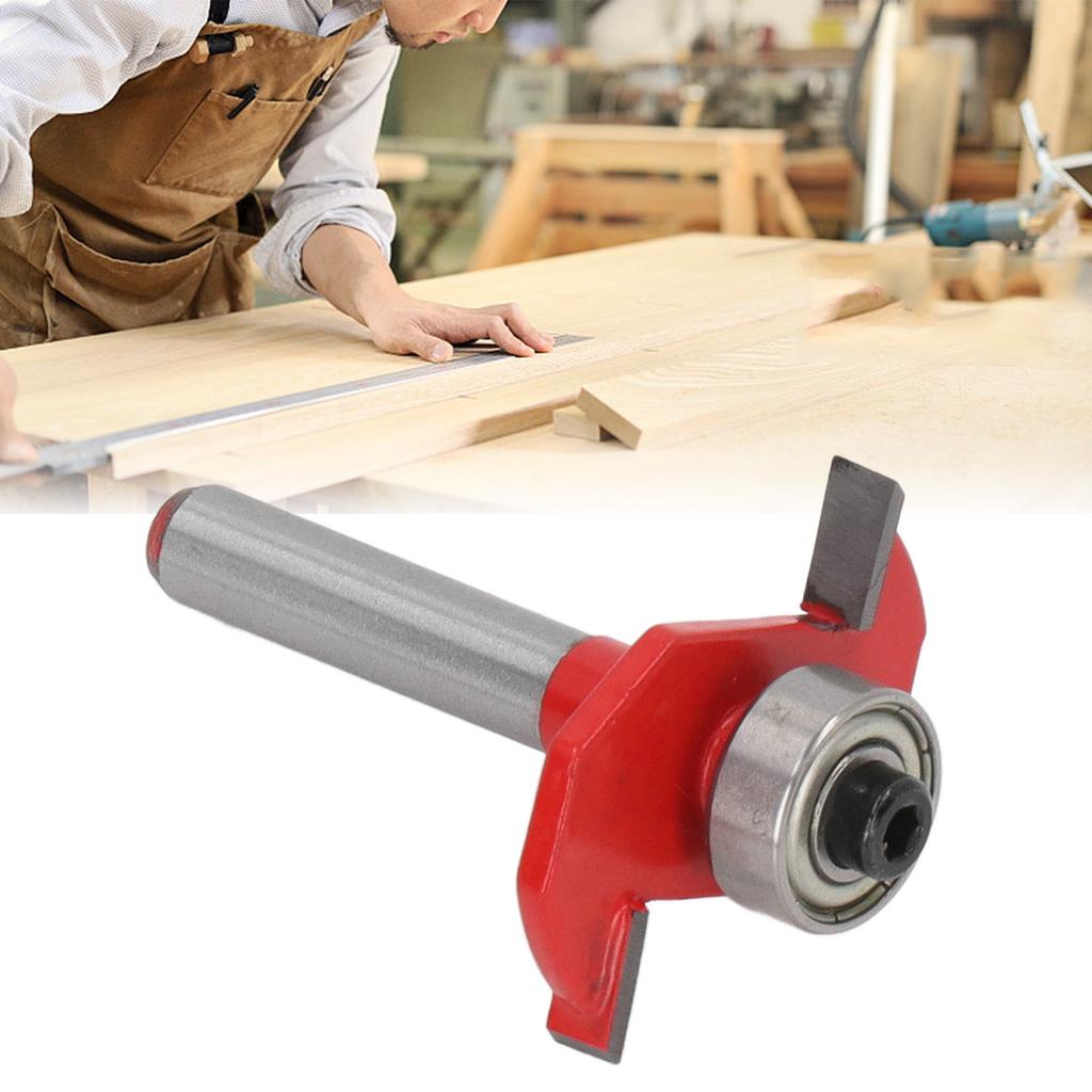 Slot Cutter Router Bit Tungsten Steel Alloy Straight   Slotting Cutter 1/4 Shank