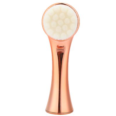 Escova Facial 3D Dupla Face Limpeza Facial Massagem Ferramenta de Cuidados com a Pele Ouro Rosa
