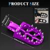 Wider Footpegs CNC for Surron LBX/E-Ride Pro SS/SR/S, Dirt Bike Foot Pegs Non-Slip Wider Design with Heavy-Duty Spring for Sur Ron Eride Pro SS