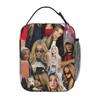 L-Lolas I-Indigos Spanish Singer Insulated Lunch Bags Food Container Bags Portable Cooler Thermal Lunch Boxes For Travel