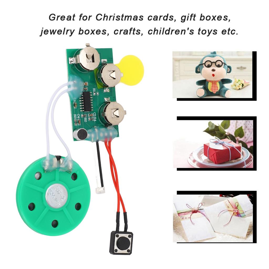 4mins DIY Recordable Greeting Card Module Light Sense Voice Sound Record Chip