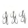 6pcs/box Treble Design Weedless Treble Hook Weedless Design Bass Fly Hook Fishing Hook  Bass Fishing
