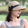 New hat women's summer straw hat sunshade beach hat sun protection sun hat cap cap equestrian hat outdoor travel