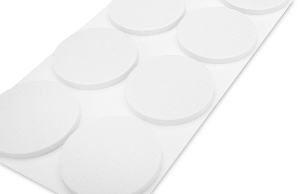 Self-adhesive Felt and EVA Foam Pads, Mix, 124 Pcs.