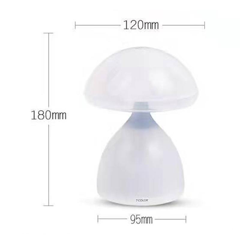 LED Pilz Kleine Tisch Lampe Tragbare USB Lade Dimmbare Blume Knospe Lampe Schlafzimmer Nacht Lampe