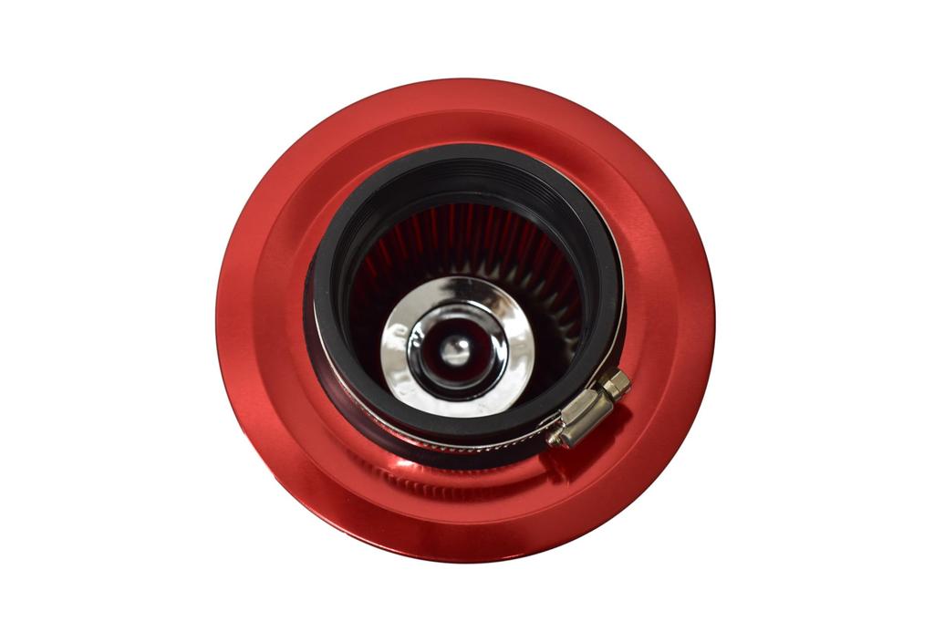 Universal 76mm Air Cleaner Filter Stainless Steel Mesh Available In 3 Colors [ADVANTAGE] (Red) -