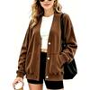 Women's Trendy Casual Color Long Sleeve Jacket for Everyday Wear