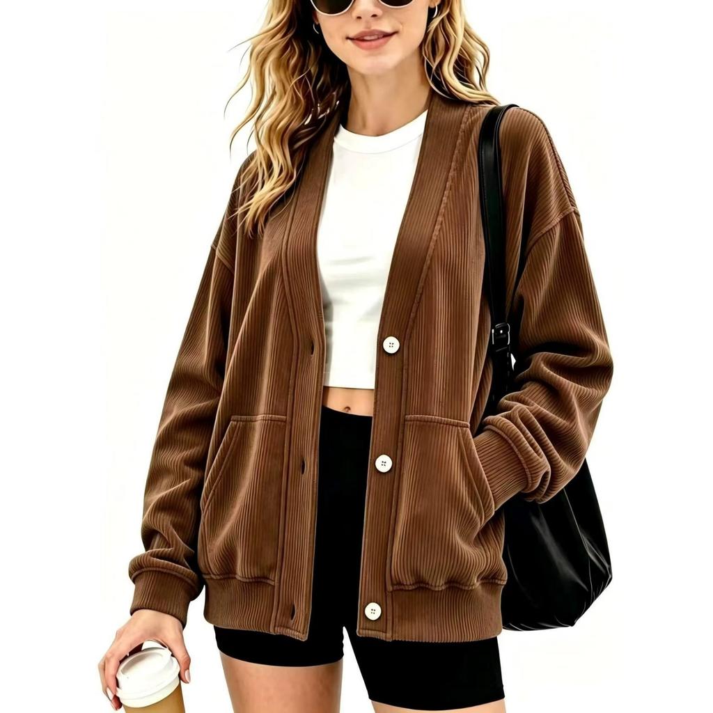 Women's Trendy Casual Color Long Sleeve Jacket for Everyday Wear
