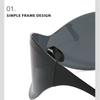 1 Pair Men Y2k Sport Sunglasses Uv400 Protection Safety Cycling Sun Glasses Eyewear For Driving Fishing