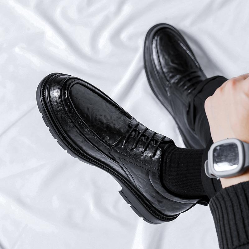 High Quality Leather Casual Shoes Men Spring Fashion Oxford Shoes Male Adult Business Dress Comfort Non-slip Formal Mens Oxford