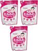 Milfuwa Whole Body Baby Soap Foam Type Refill 400mL [Bulk Purchase] [x3]