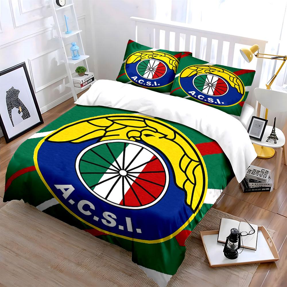 ACSI Logo Bedding Set Bedding Duvet Cover Set Duvet Cover Pillowcases  (1 * Duvet Cover 2 * Pillowcases, Without Duvet Insert)
