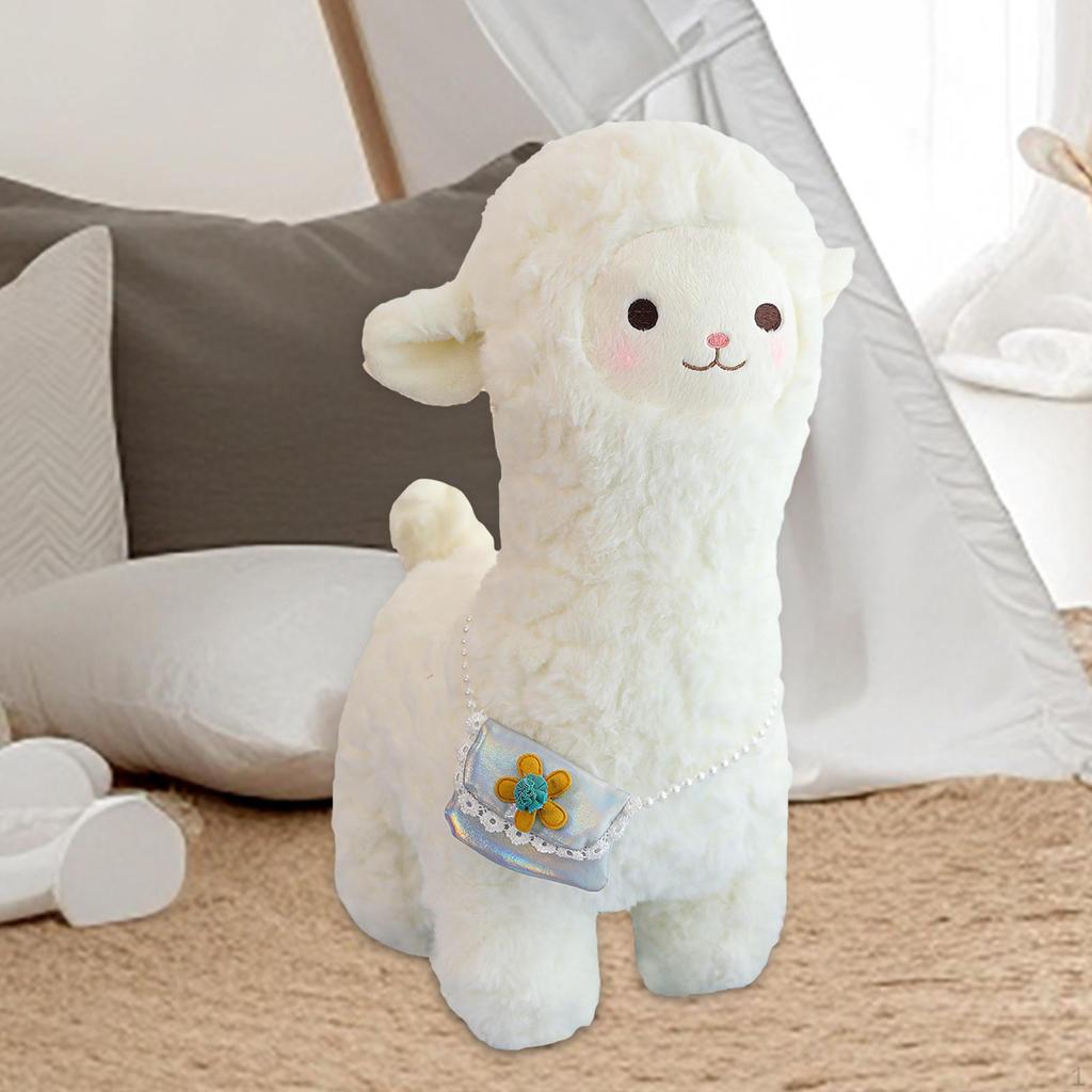 Alpaca Stuffed Animals Plush Toy Cushion Baby Sleep for Livingroom Car